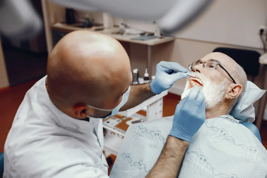 Professional dental examination to assess root canal cost and treatment needs in Pasadena dental office
